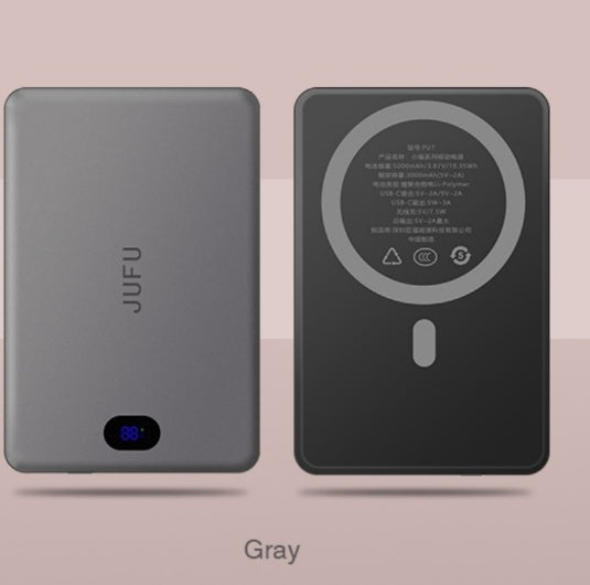 Adaptable To The Whole Scene With Magnetic Wireless Power Bank, A Savior For Travel And Office, Magnetic Charging In Seconds, Portable, Small And Large Capacity Shopifynow