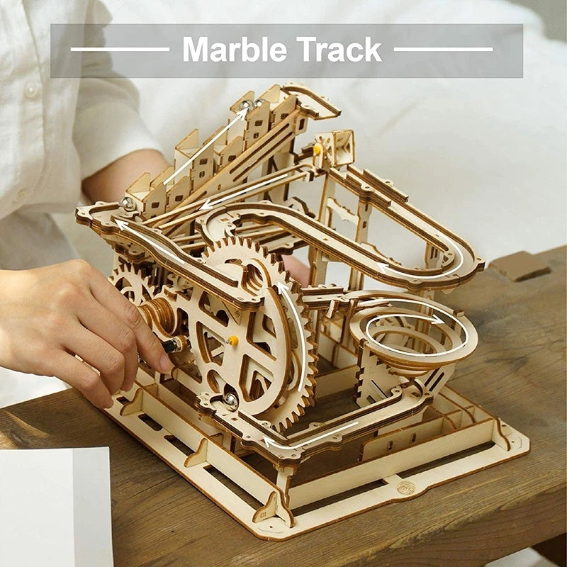3D DIY Wooden Puzzle Roller Coaster Children's Toys Shopifynow