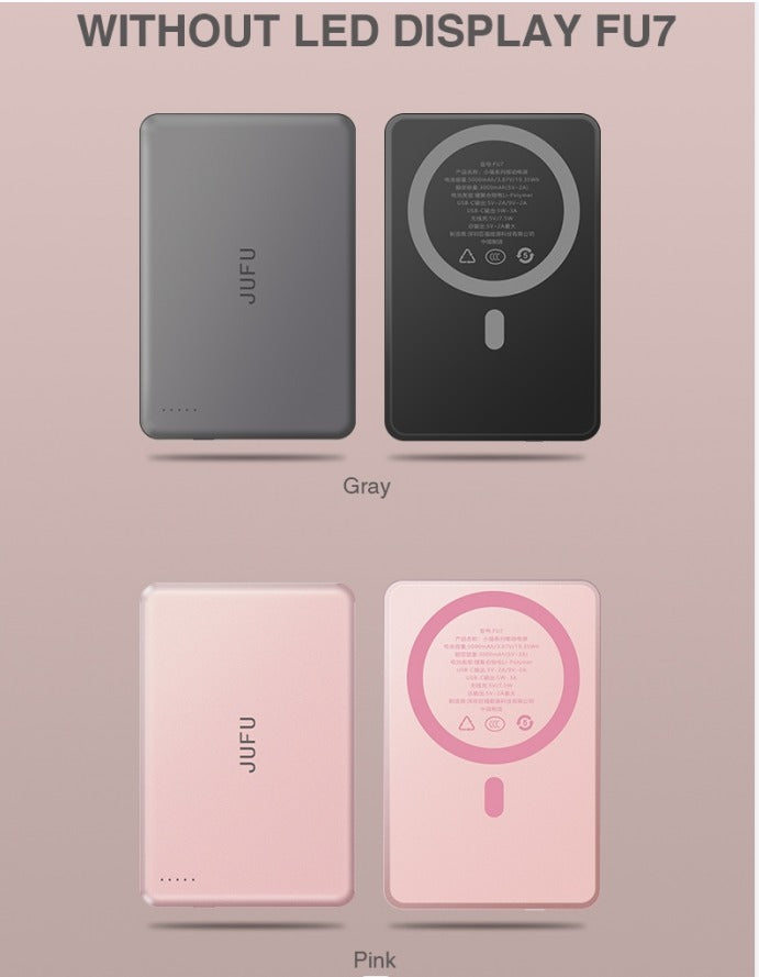 Adaptable To The Whole Scene With Magnetic Wireless Power Bank, A Savior For Travel And Office, Magnetic Charging In Seconds, Portable, Small And Large Capacity Shopifynow