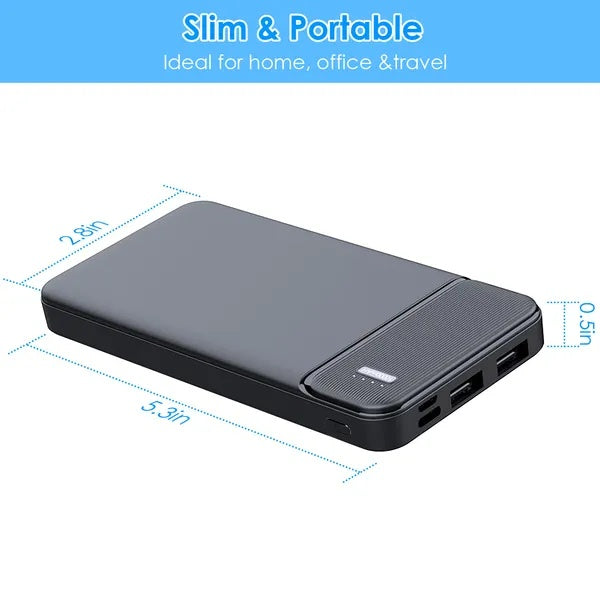 Power Bank Portable Phone Charger For Home Office Travel External Shopifynow