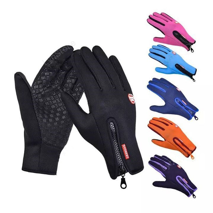 Winter Gloves Touch Screen Riding Motorcycle Sliding Waterproof Sports Gloves With Fleece New Shop Deals