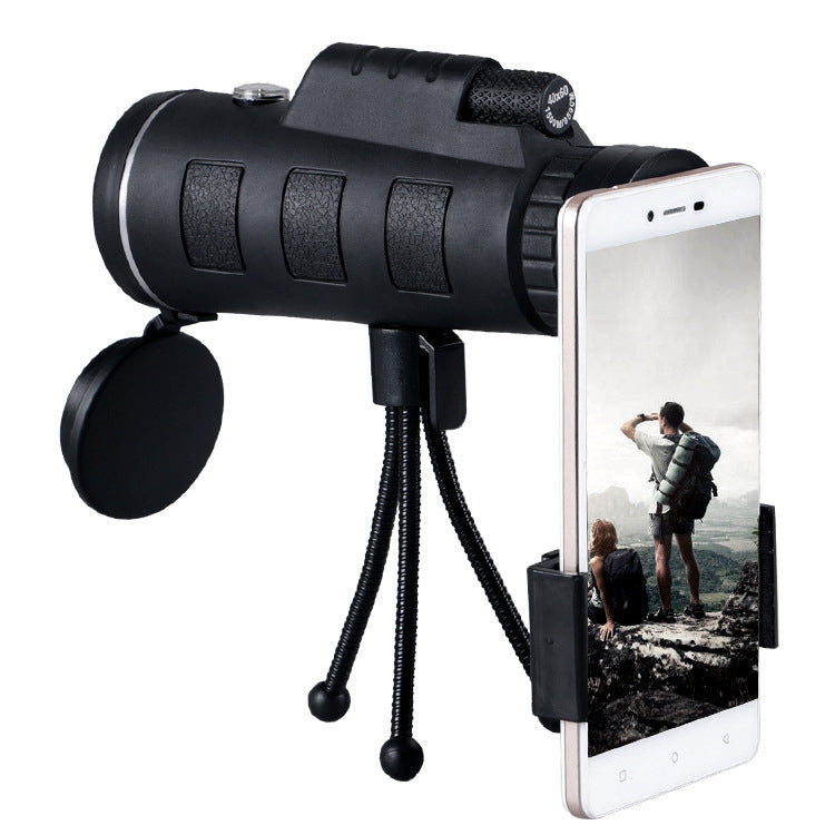 Compatible with Apple, Monocular Telescope Zoom Scope with Compass Phone Clip Tripod Shopifynow