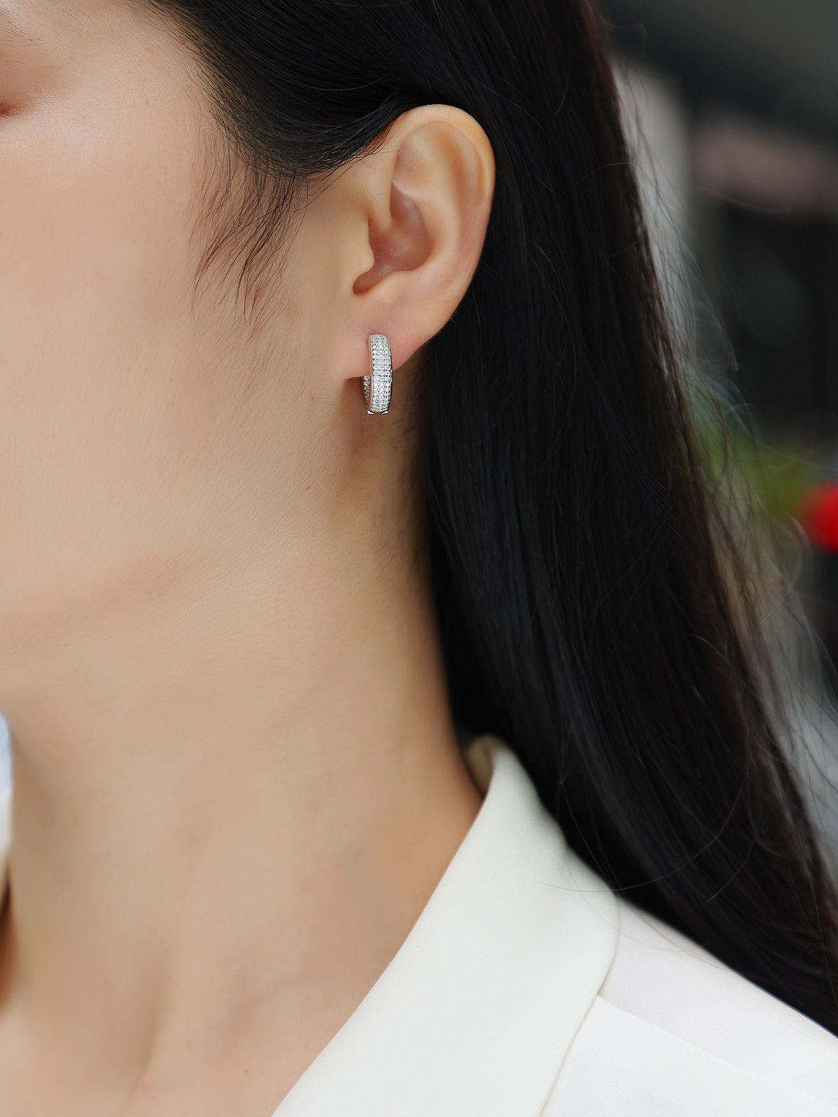 Years - Fashionable Earrings And Stud Jewelry Set With Moissanite S925 Sterling Silver And Platinum-plated Diamonds Shopifynow