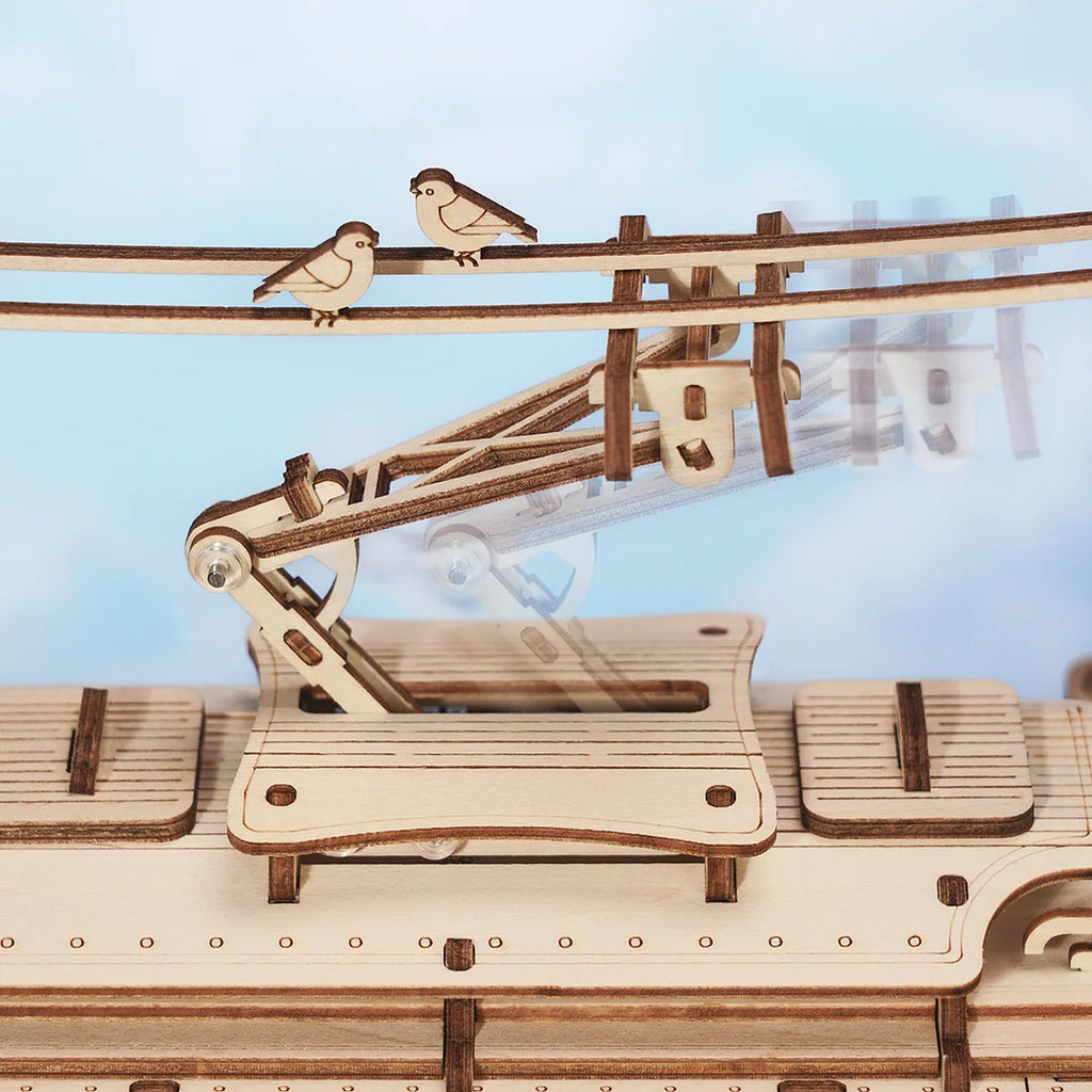 Rokr Classic City Tram 3D Wooden Puzzle LK801 Building Toys Jigsaw For Xmas Gift Shopifynow