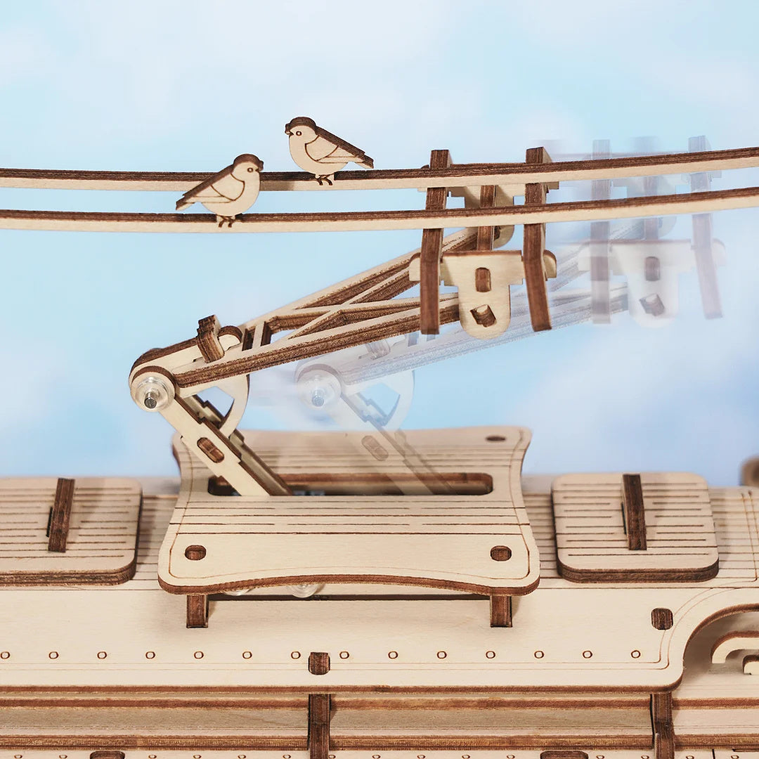 Rokr Classic City Tram 3D Wooden Puzzle LK801 Building Toys Jigsaw For Xmas Gift Shopifynow