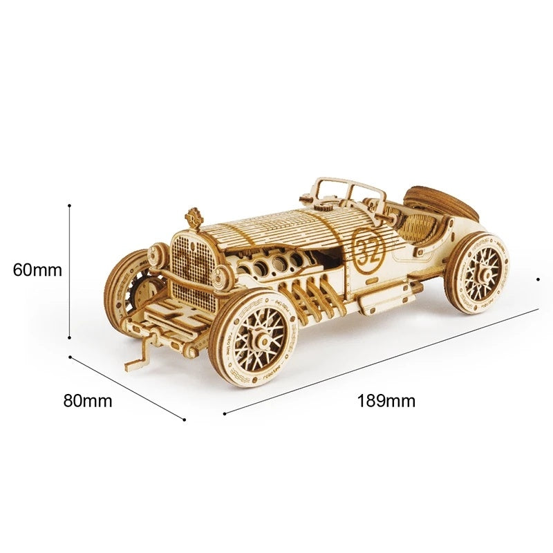 Car 3D Wooden Puzzle Game Assembly Racing Children's Toys Shopifynow