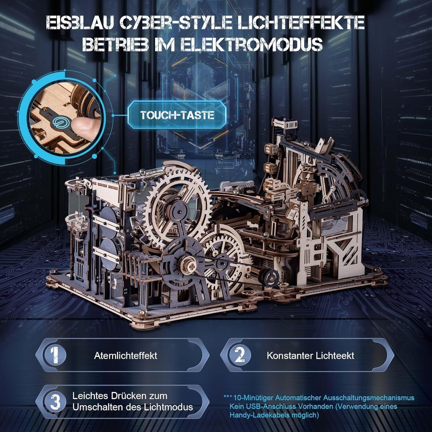 ROBOTIME Marble Run Link Pack For Marble Night City LGA01 & Marble Spaceport LGC01, 3D Wooden Puzzles Adults Model Kits To Build Gifts For Boys LG01 Shopifynow