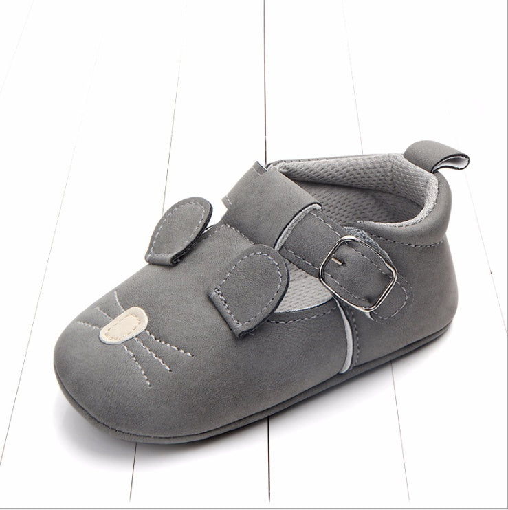 Spring and autumn cartoon animal baby shoes matte leather non-slip soft bottom baby shoes wholesale 0884 CJ