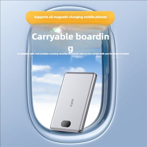 Adaptable To The Whole Scene With Magnetic Wireless Power Bank, A Savior For Travel And Office, Magnetic Charging In Seconds, Portable, Small And Large Capacity Shopifynow