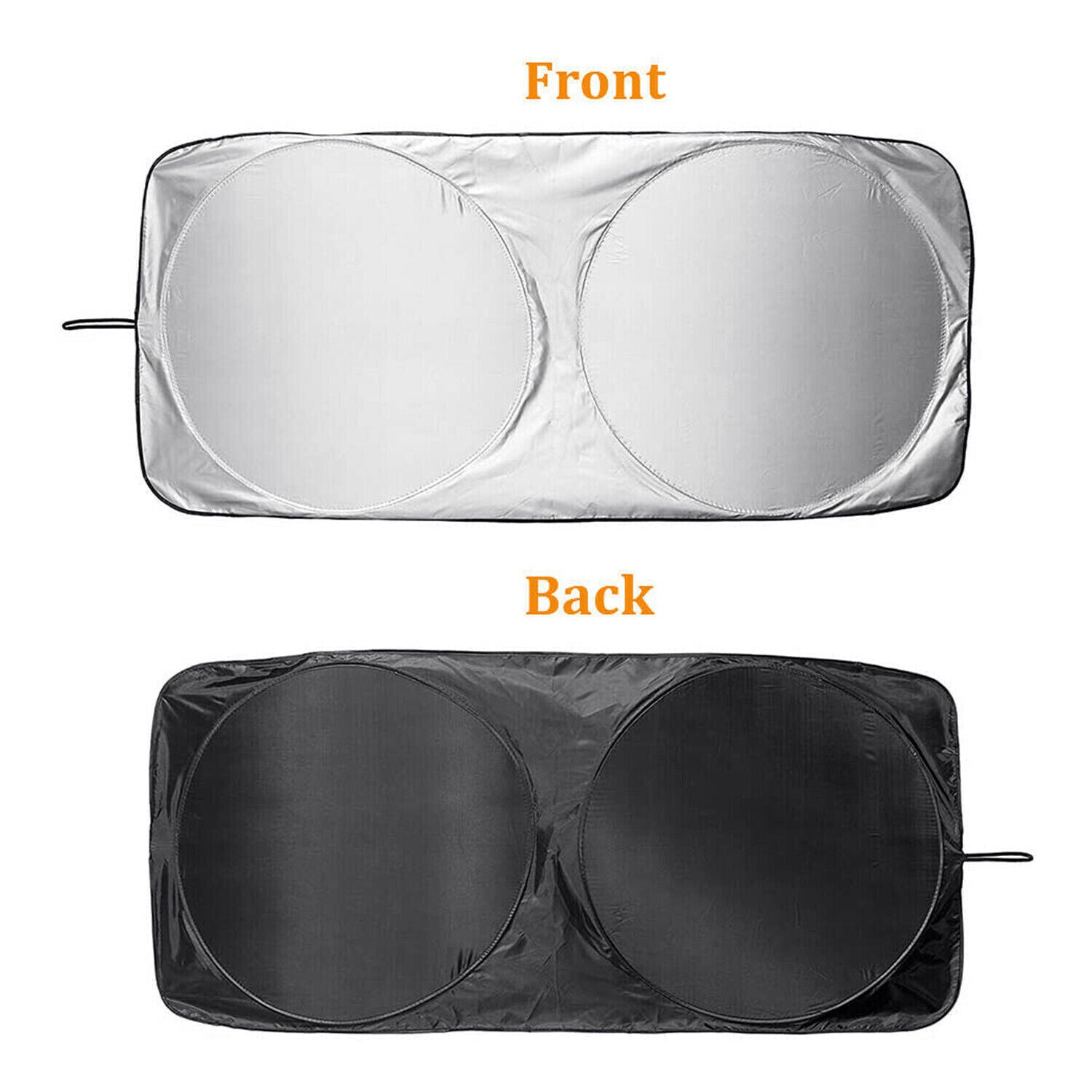 Foldable Car Front Rear Window Windshield Sun Shade Shield Cover Visor UV Block Shopifynow