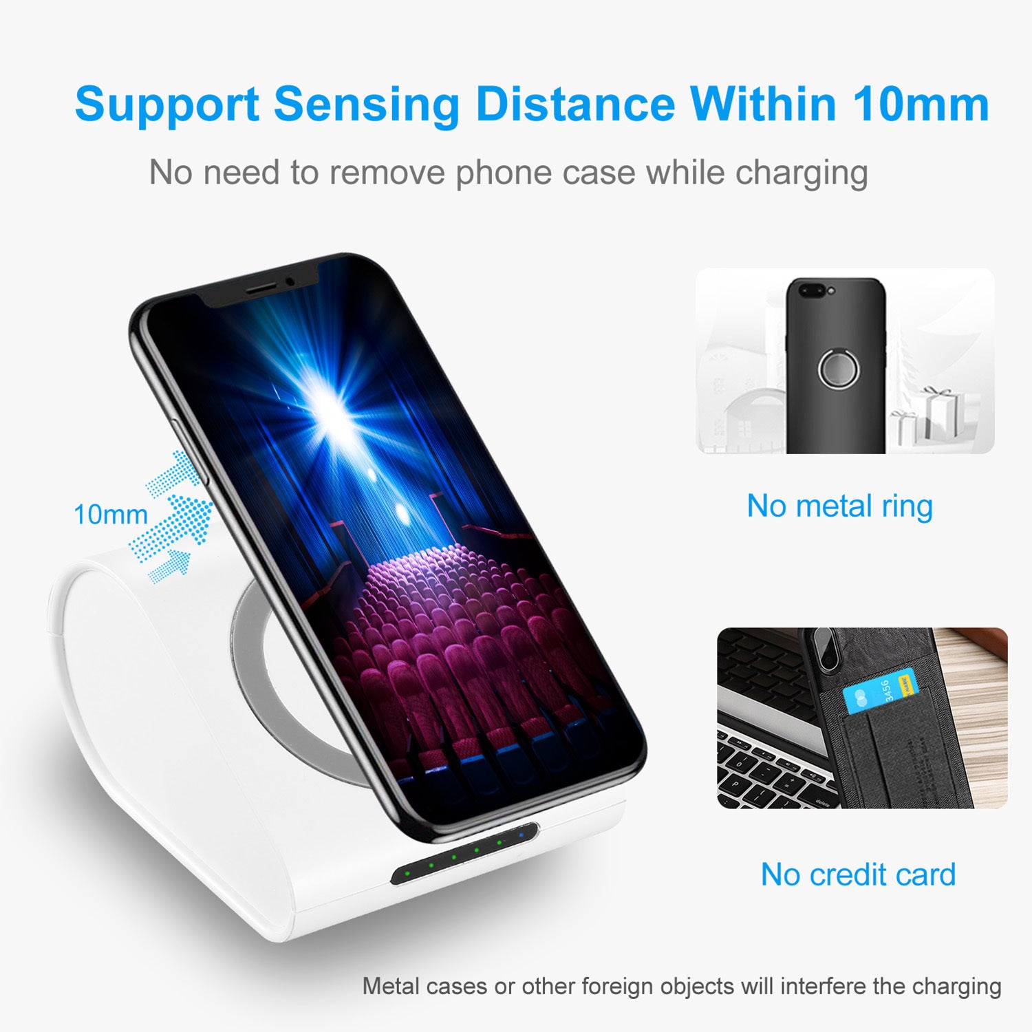 1Pc 10400mAh Qi Wireless Charging Power Bank  For IOS Phone XS MAX XR Galaxy S10 S9 Note 9 Shopifynow