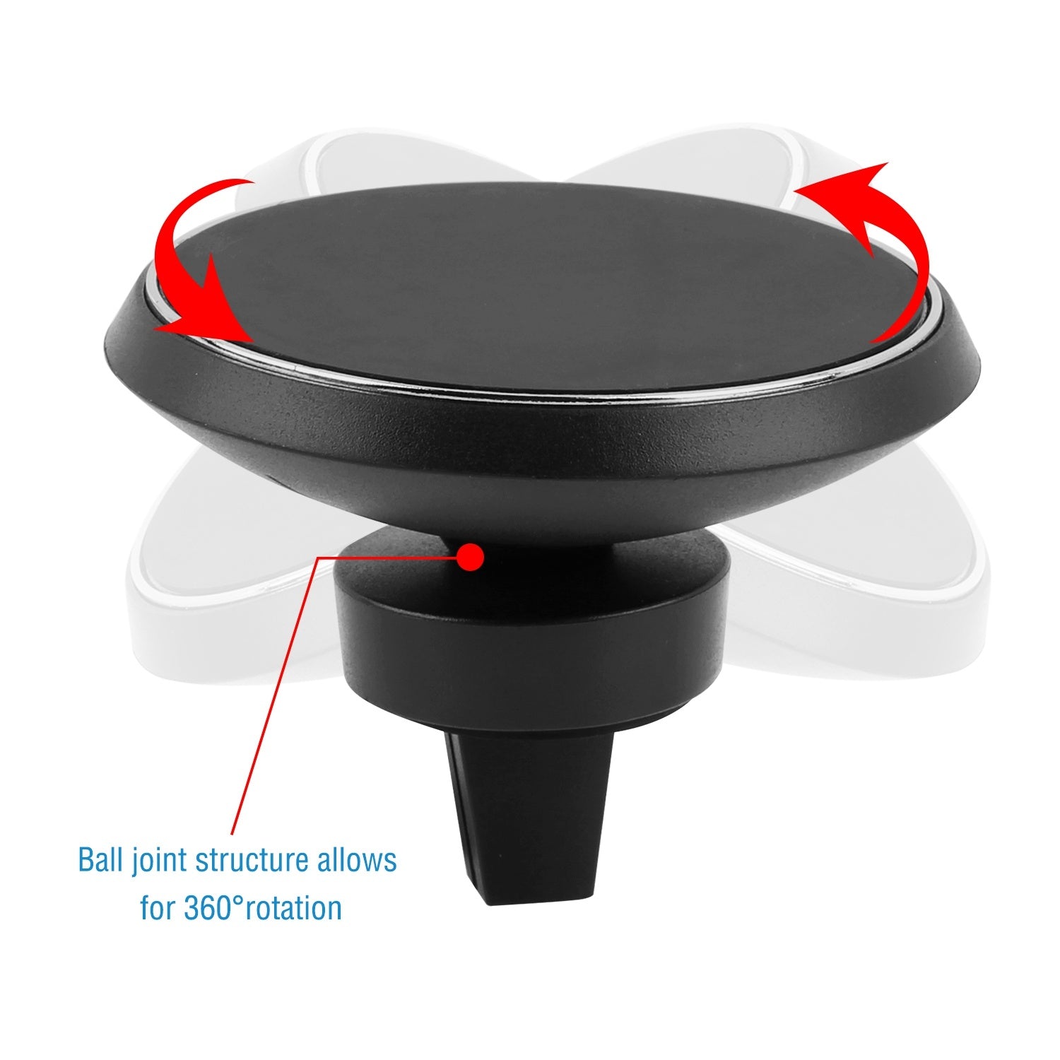 1Pc Magnetic  Qi Wireless Car Charger Car Phone Charger For IOS Phone XS MAX XR Galaxy S10 S9 Tablet GPS Device