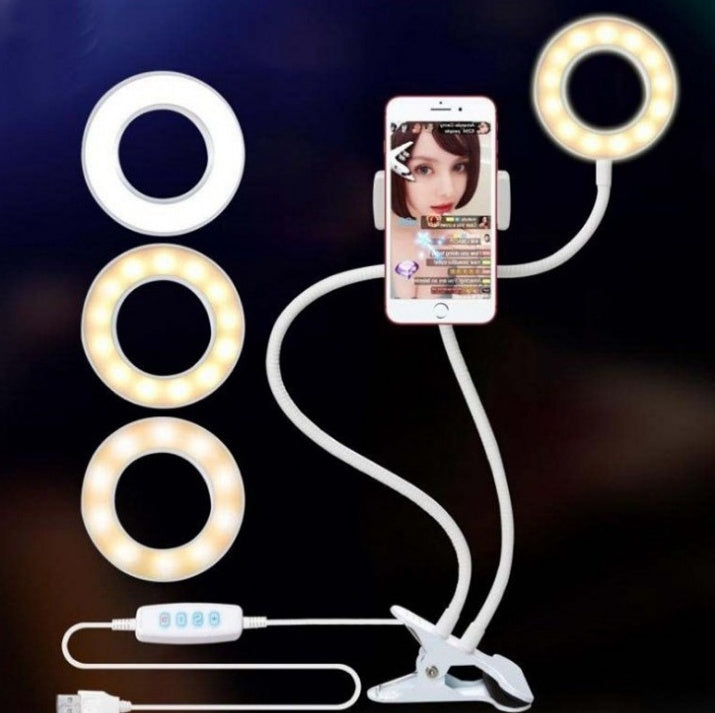 LED Selfie Ring Light for Live Adjustable Makeup Light-8cm Stand Shopifynow