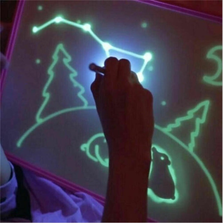 Educational Toy Drawing Pad 3D Magic 8 Light Effects Puzzle Board Sketchpad Shopifynow
