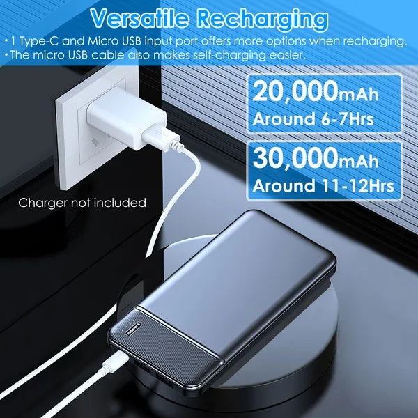 Power Bank Portable Phone Charger For Home Office Travel External Shopifynow