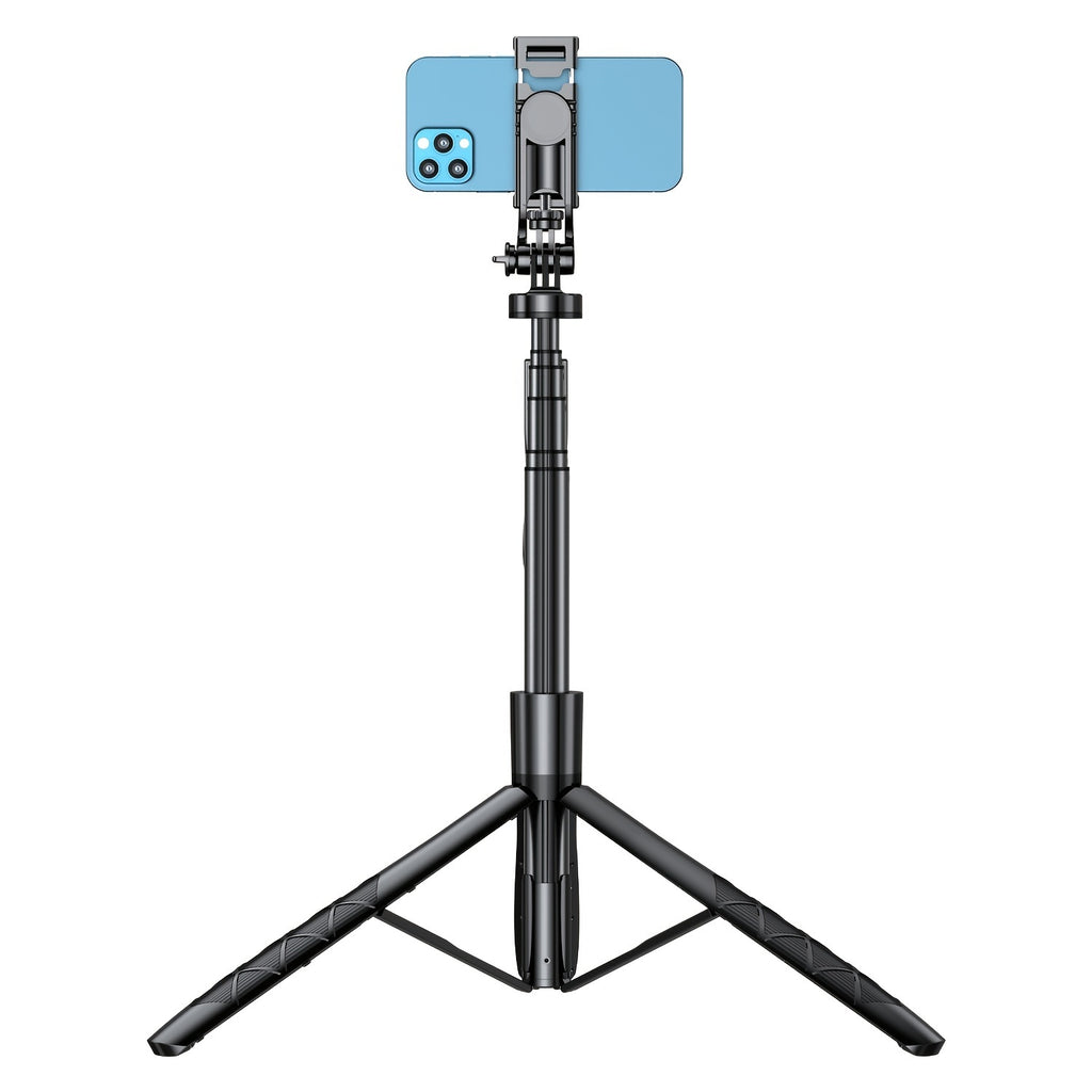 61 Selfie Stick Tripod, All In One Extendable Phone Tripod Stand With Wireless Remote  Rotation For IPhone And Android Phone Selfies, Video Recording, Vlogging, Live Streaming, Aluminum, Black Shopifynow