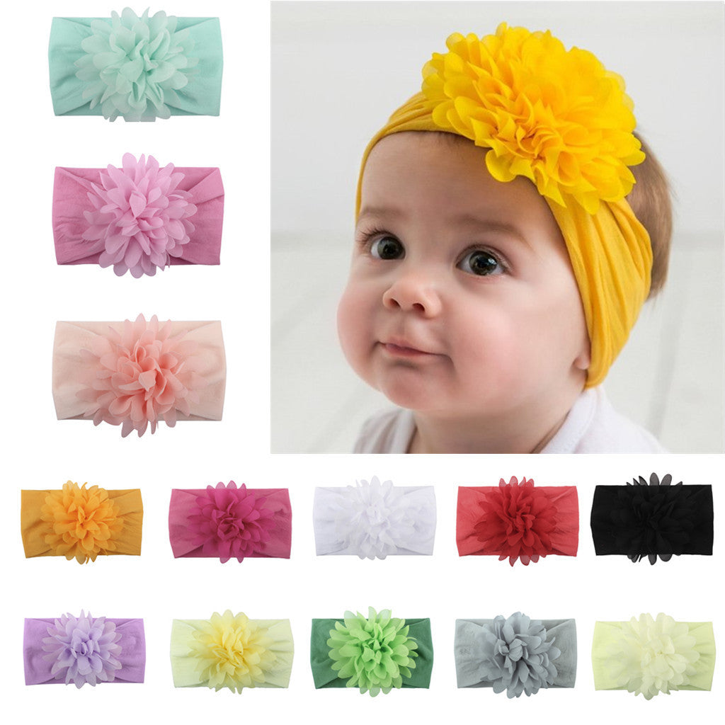 Creative Chiffon Flower Headband Baby Hair Accessories Cute Princess Headband Shopifynow