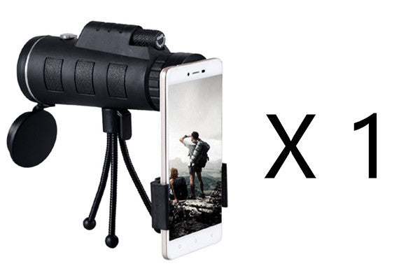Compatible with Apple, Monocular Telescope Zoom Scope with Compass Phone Clip Tripod Shopifynow