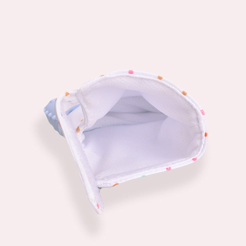 Baby teether baby anti-bite silicone molar gloves children's sound toys CJ