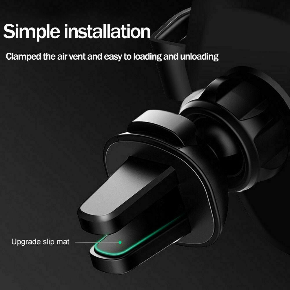 10W QI Wireless Fast Car Charger Mount Holder Stand Automatic Clamping Charging Shopifynow