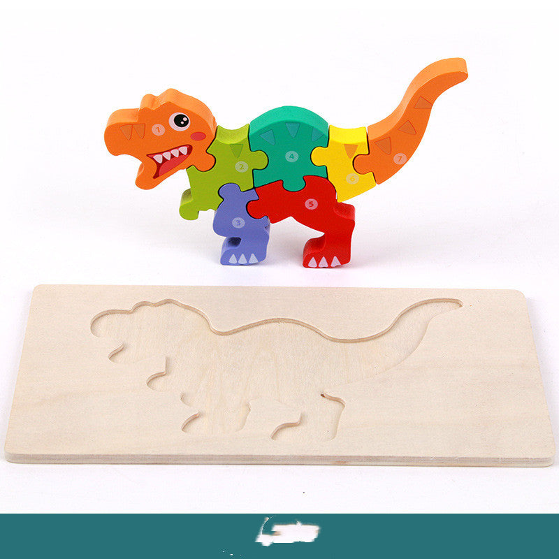 Children's Educational Toys Wooden Three-dimensional Montessori CJ