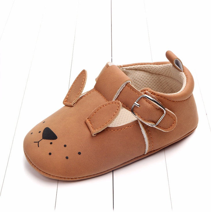 Spring and autumn cartoon animal baby shoes matte leather non-slip soft bottom baby shoes wholesale 0884 CJ
