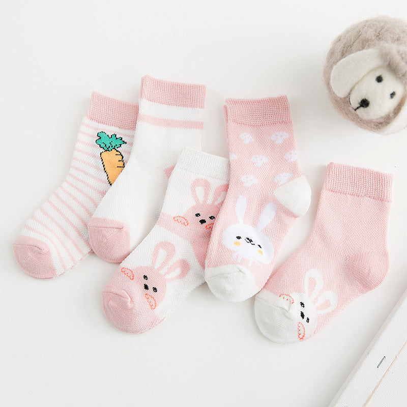 Cotton breathable male and female baby socks CJ