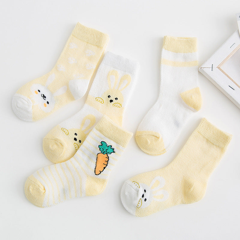 Cotton breathable male and female baby socks CJ