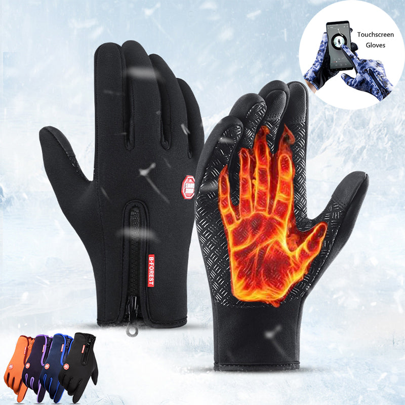 Winter Gloves Touch Screen Riding Motorcycle Sliding Waterproof Sports Gloves With Fleece New Shop Deals