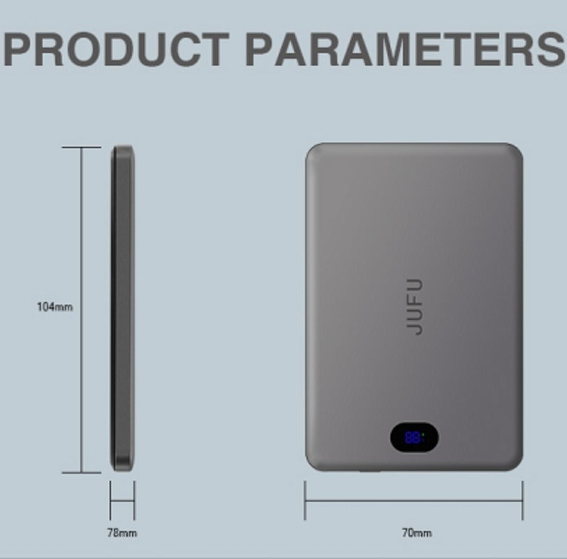 Adaptable To The Whole Scene With Magnetic Wireless Power Bank, A Savior For Travel And Office, Magnetic Charging In Seconds, Portable, Small And Large Capacity Shopifynow