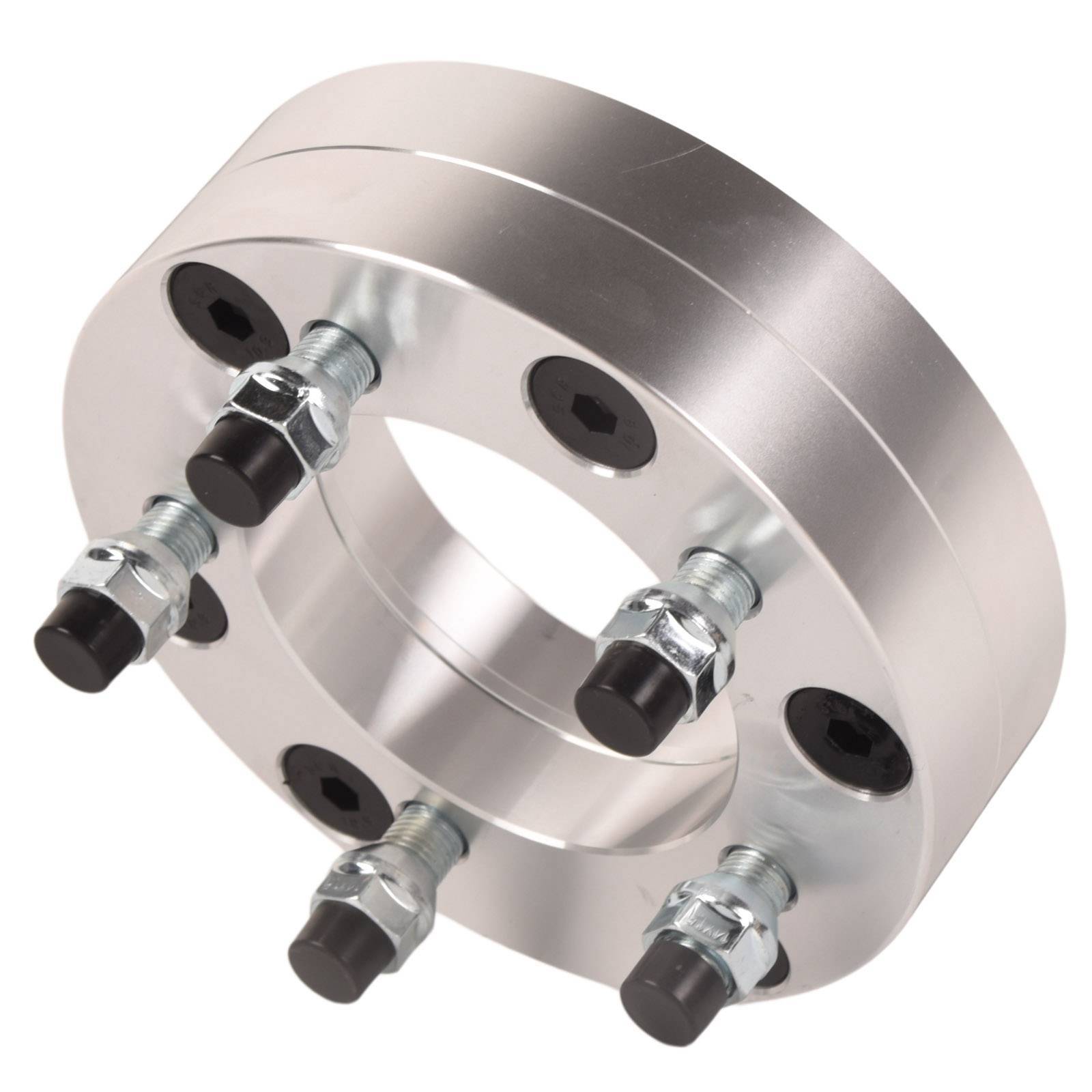 4x 6x5.5 To 5x5 Wheel Adapters 2'' Use 5 Lug Wheels On 6 Lug Trucks M14x1.5 Shopifynow