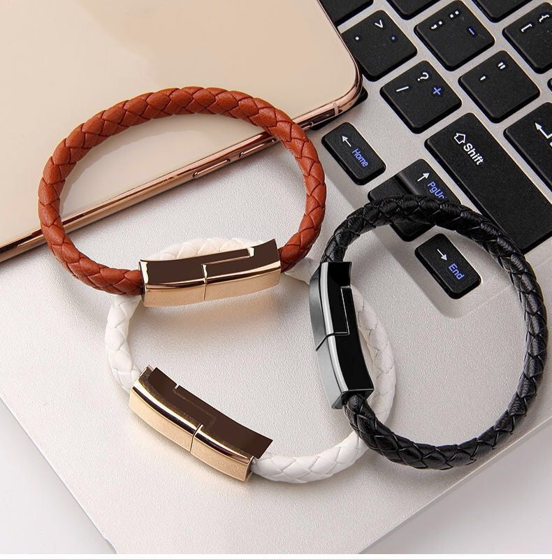 New Bracelet Charger USB Charging Cable Data Charging Cord For IPhone14 13 Max USB C Cable For Phone Micro Cable Shopifynow