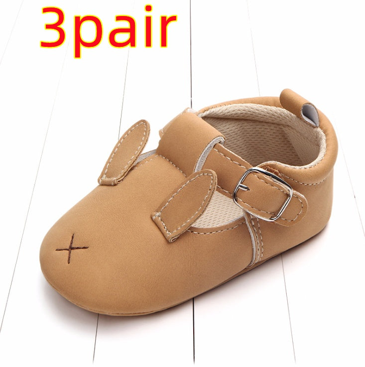Spring and autumn cartoon animal baby shoes matte leather non-slip soft bottom baby shoes wholesale 0884 CJ