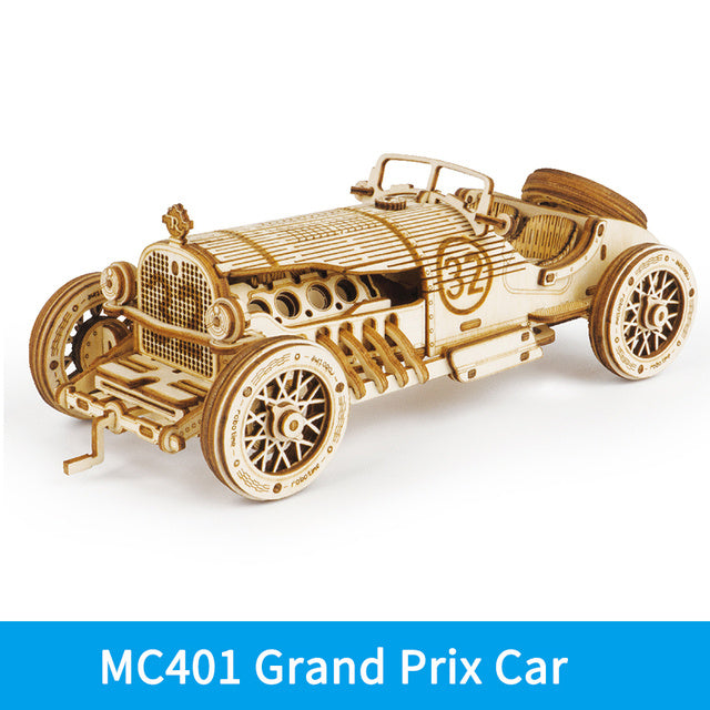 Car 3D Wooden Puzzle Game Assembly Racing Children's Toys Shopifynow
