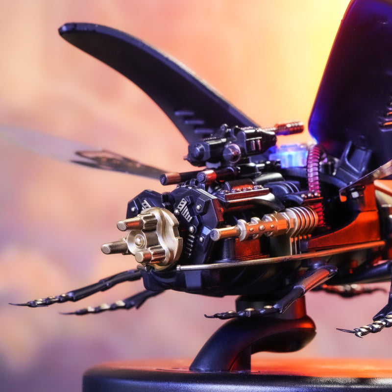 Robotime Rokr Stag Beetle Metal 3D Puzzles Games Punk Style Gift For Birthday Easy Assembly Mechanical Design DIY Toys - MI03 Shopifynow