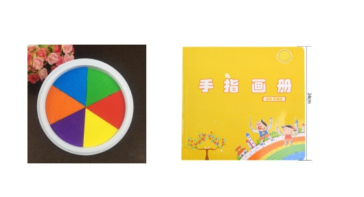 New Hot Selling Kindergarten Finger Print Mud Non-toxic Washable Pigment CJ