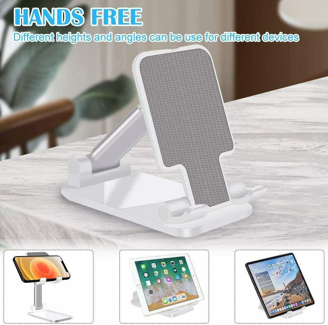 Cell Phone Stand Desktop Holder Tablet Stand Mount Mobile Phone Desktop Tablet Holder Table Cell Foldable Extend Support Desk Mobile Phone Holder Stand Shopifynow