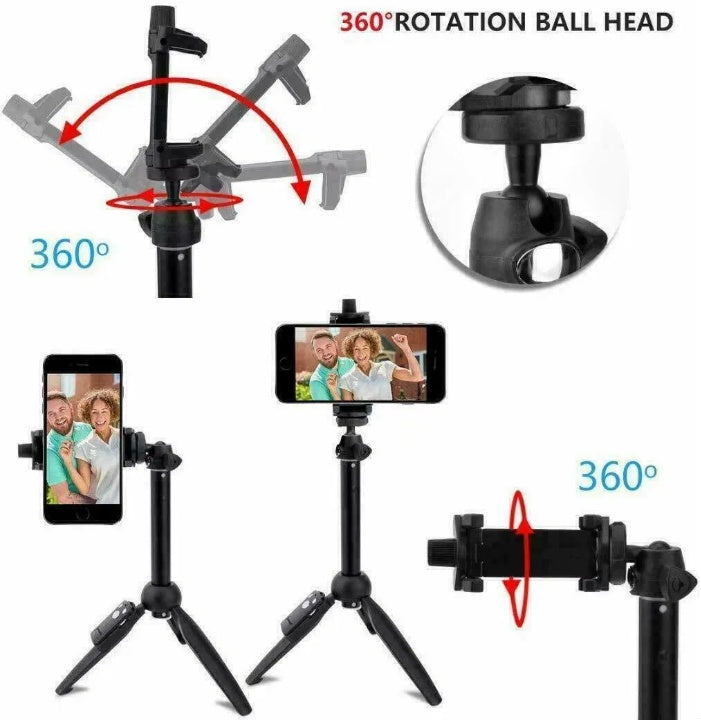 Selfie Stick Tripod 40  Bluetooth Remote Portable For IPhone And Android Phones
