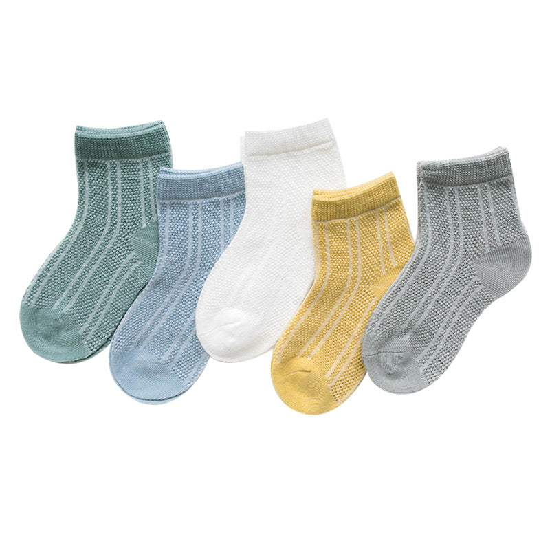 Cotton breathable male and female baby socks CJ