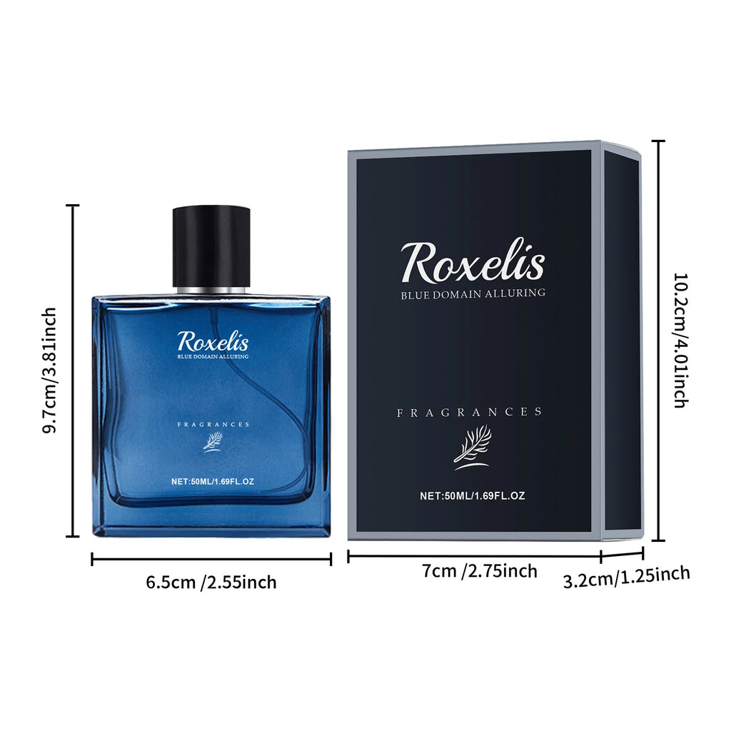 Roxelis 50ml Blue Spirit Cologne Fresh Long Lasting Scent Enhance Charm Elegant Aroma Deep Complex Notes Date Night Essential Shopifynow