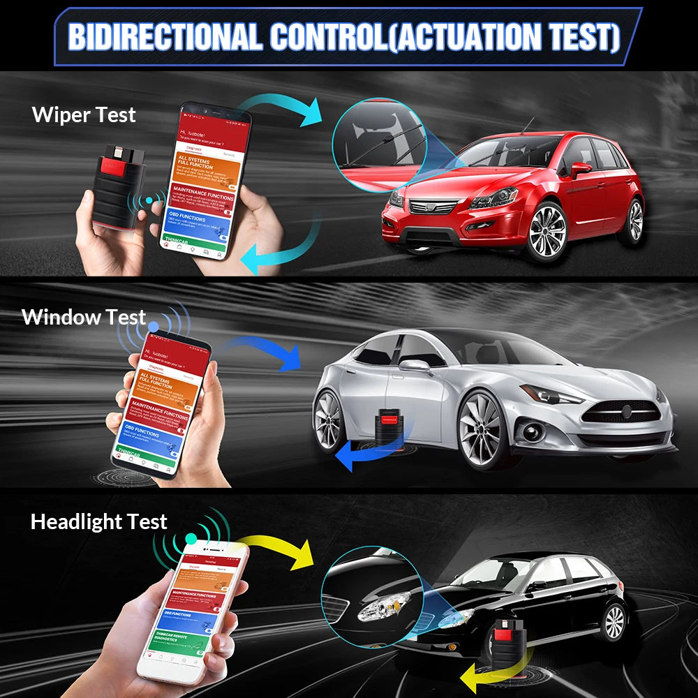 2025 THINKCAR New Thinkdiag ALL System Car Diagnostic Tools ECU Coding Active Test 16 Reset 1 Year Free OBD2 Scanner code reader - Shopifynow