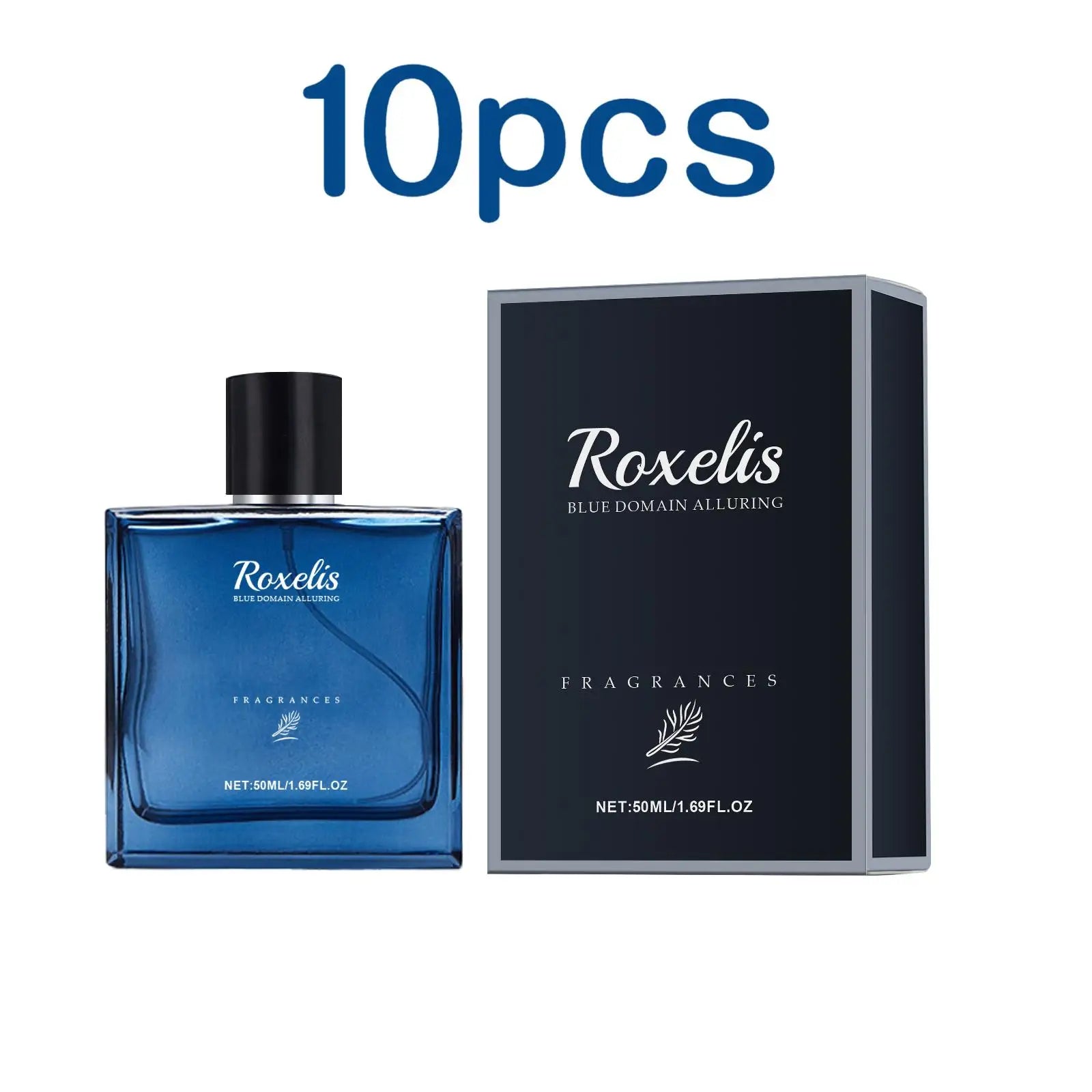 Roxelis 50ml Charmig Cologne Perfume Spray Men's Blue Domain Fragrance Lasting Scent Pheromone Flirting Romantic Dating Perfume Shopifynow