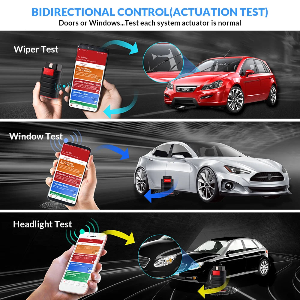 2025 THINKCAR New Thinkdiag ALL System Car Diagnostic Tools ECU Coding Active Test 16 Reset 1 Year Free OBD2 Scanner code reader - Shopifynow
