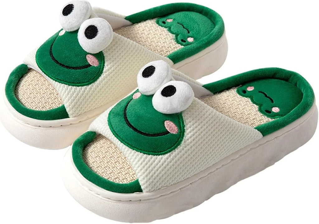 Animal Slippers Boys Girls House Slippers Youth Cute Comfy Slippers Open Toe Memory Foam Slip On Home Slides Indoor Outdoor