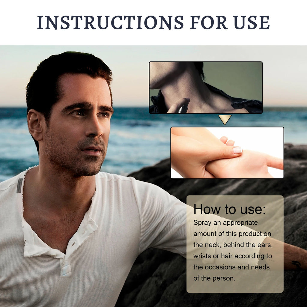 Roxelis Men Pheromone Perfume for Daily Dating Bussiness Party Charming Attract Women Enhance Confidence Lasting Perfume 50ml Shopifynow