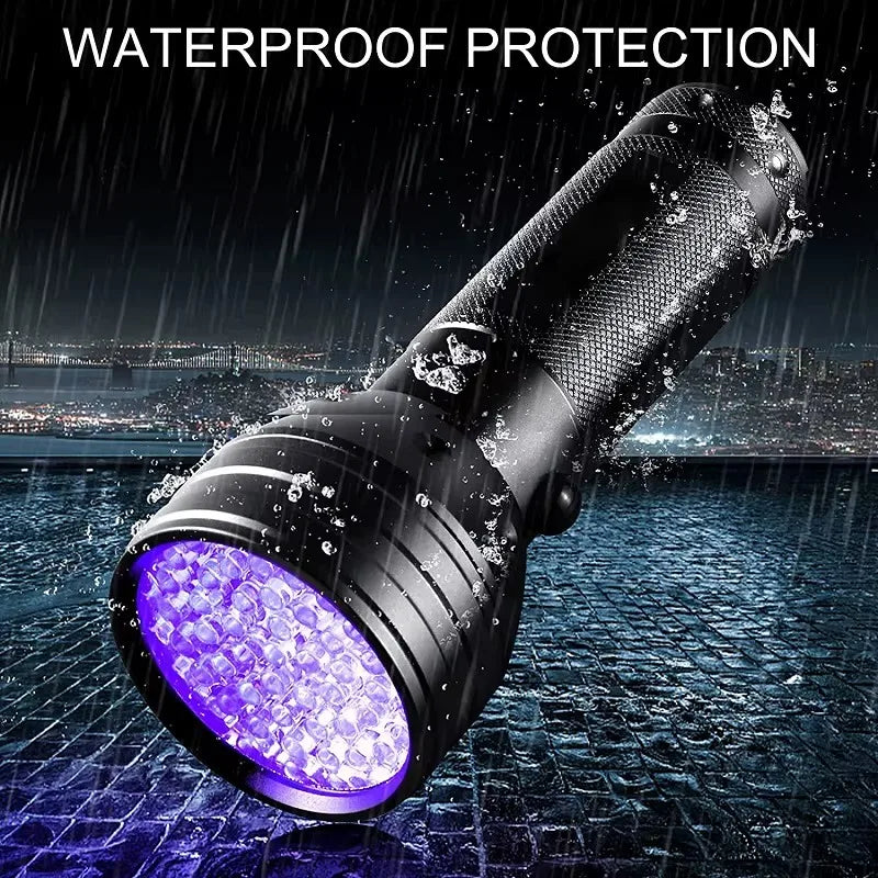 51 LED UV Flashlight Black Light - Portable flashlight for detecting pet urine, scorpions, and human body painting Shopifynow