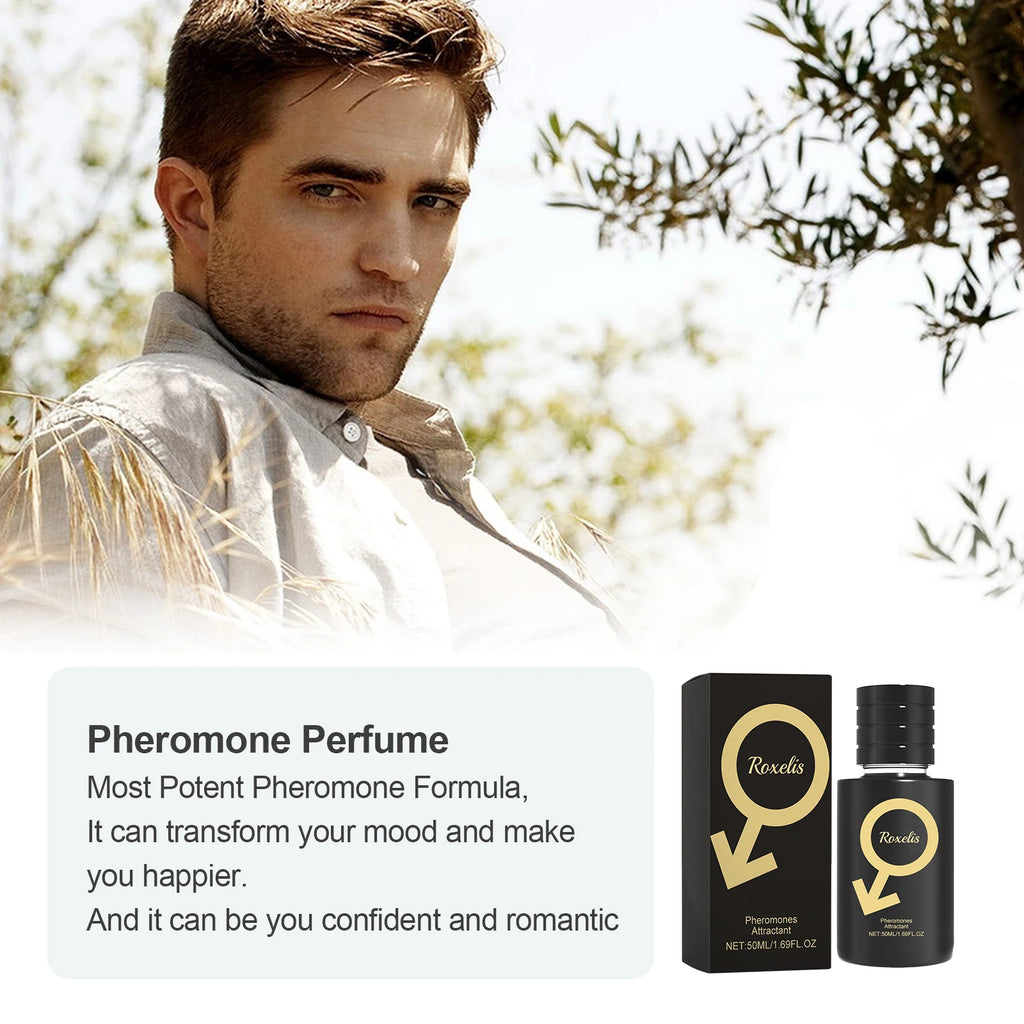 Roxelis Men Pheromone Perfume for Daily Dating Bussiness Party Charming Attract Women Enhance Confidence Lasting Perfume 50ml Shopifynow