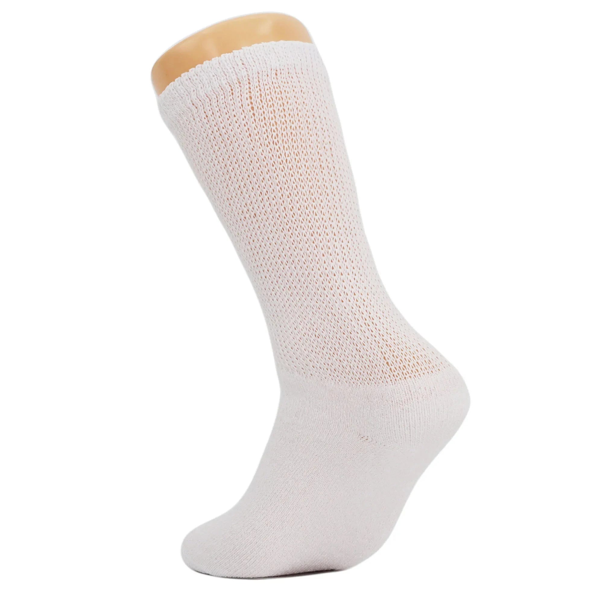 Diabetic Crew Socks with Non Binding Top Loose Fitting Diabetic Socks 6 Pairs Shopifynow