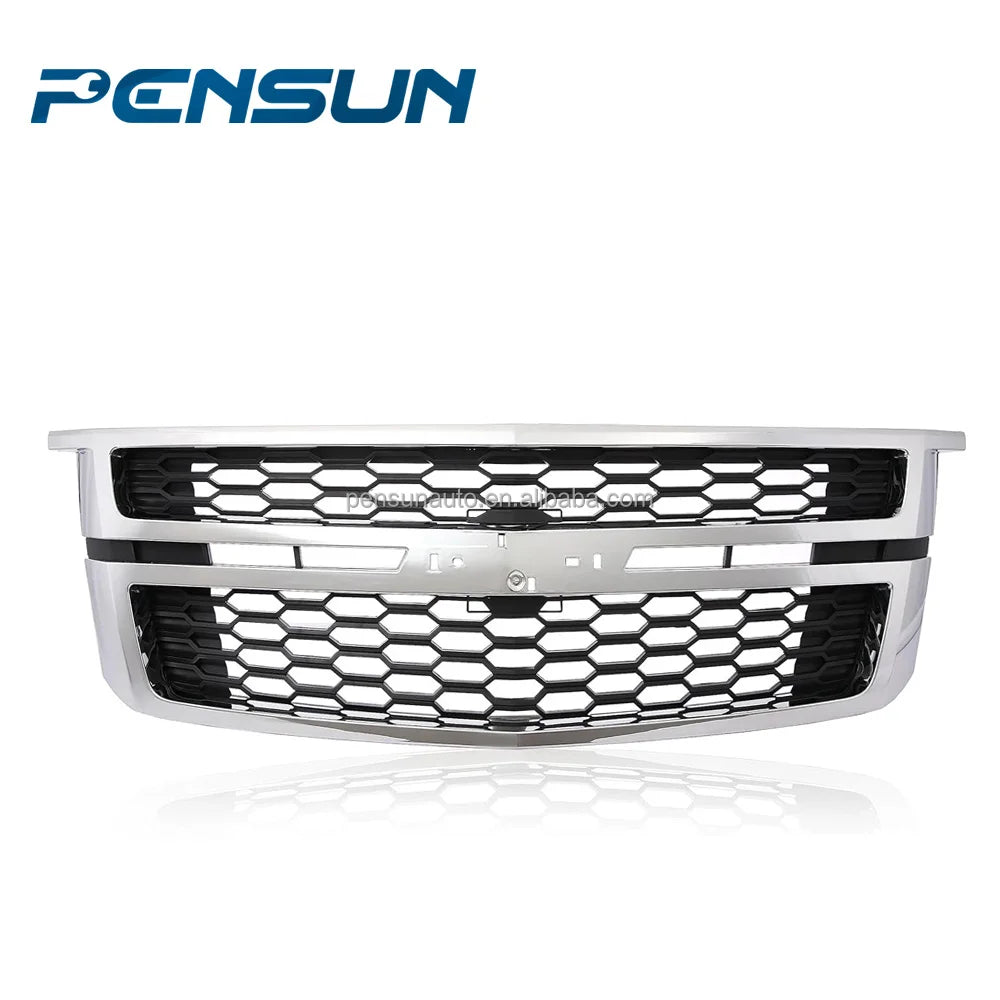 Factory Direct Sales Car Bumper Front Grille Assembly Grille Grill Chrome Trim for 2015-2020 Chevrolet Tahoe Suburban - Shopifynow