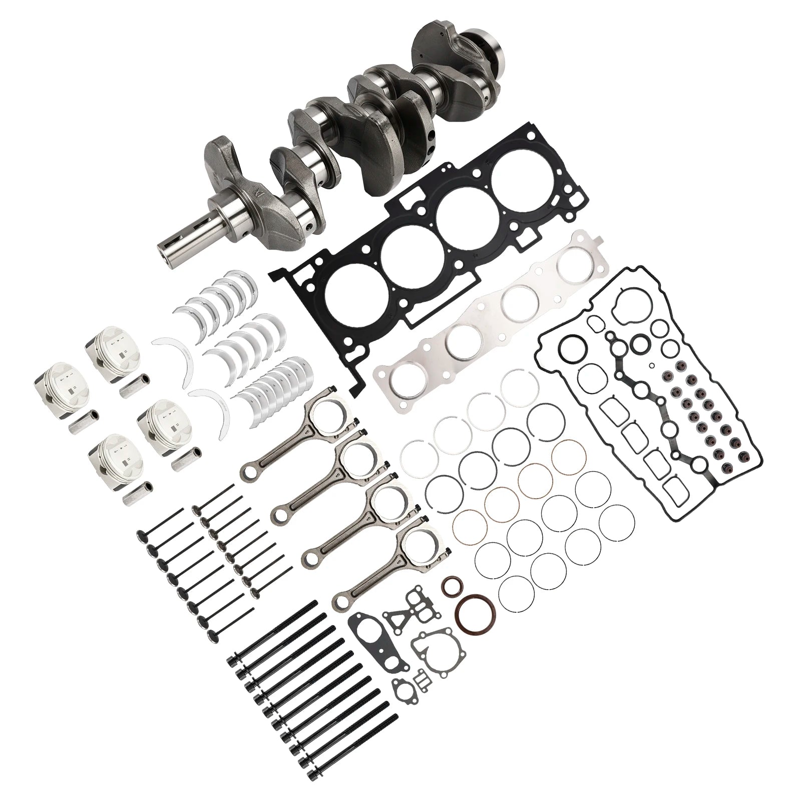 G4KD 2.0L Engine Overhaul Rebuild Kit Crankshaft Connecting Rods for Hyundai for Kia - Shopifynow
